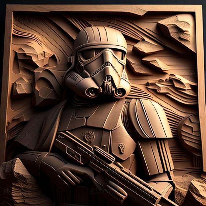 3D model Star Wars Battlefront game (STL)